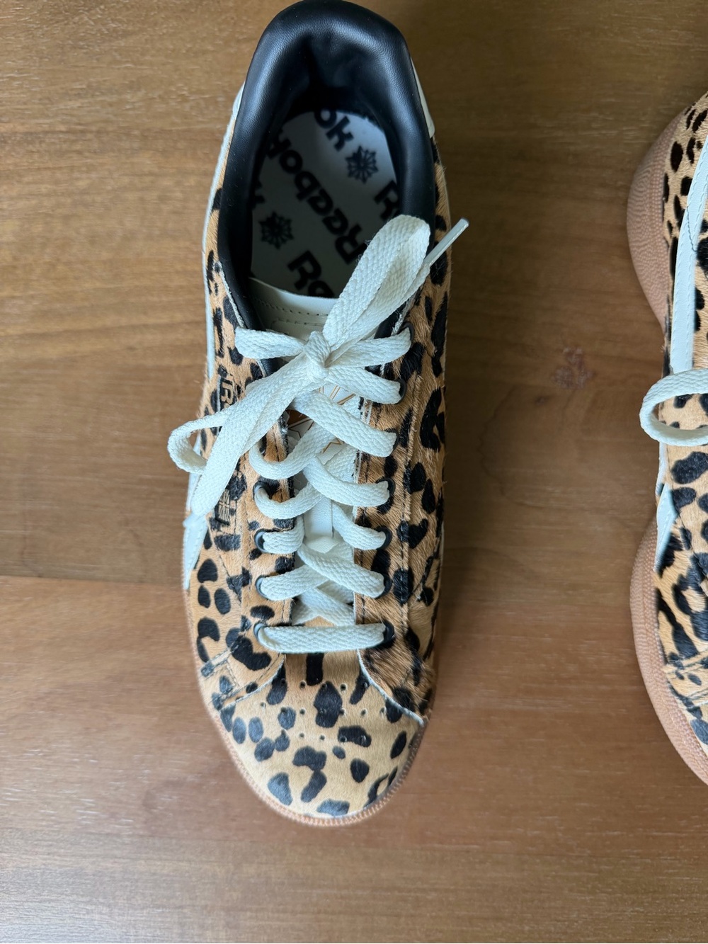 Reebok Club C Grounds UK Leopard Print Sneakers - Picture 4 of 6